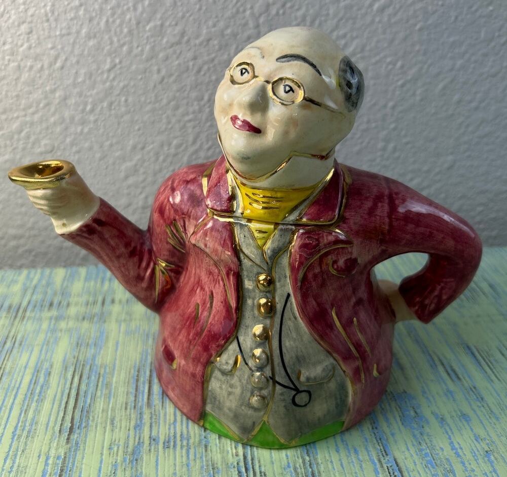 1930s Lingard England Mr Pickwick Proposes A Toast Teapot Dickens
